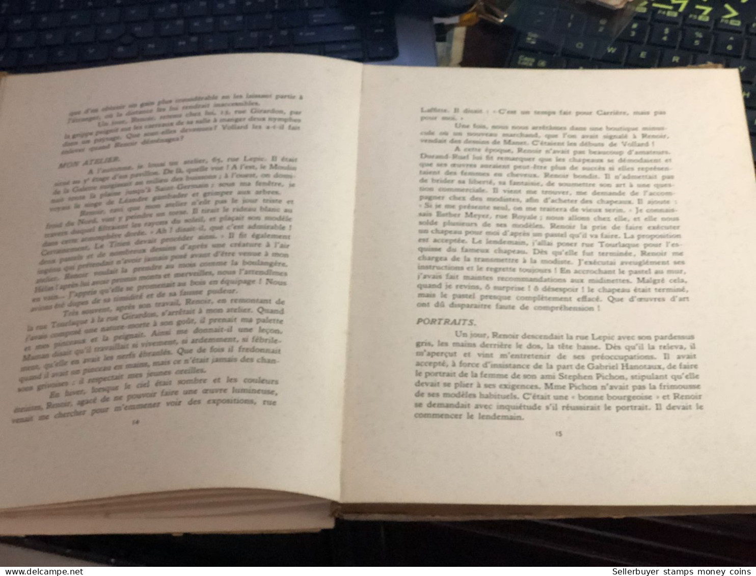 French books printed with old pictures that readers bought back to Vietnam-(JEANNE BAUDOT-RENOIR SES AMIS SES MODELES )1