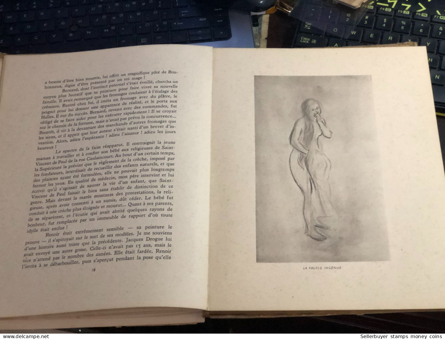 French books printed with old pictures that readers bought back to Vietnam-(JEANNE BAUDOT-RENOIR SES AMIS SES MODELES )1