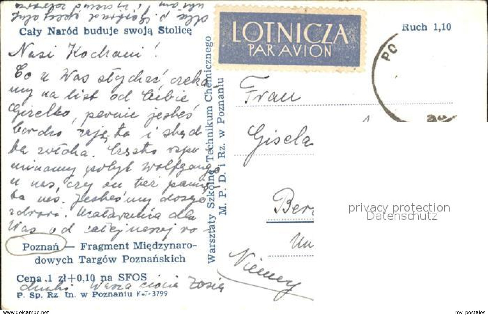 72487899 Poznan Posen Fragment Miedzynarodowych Targow Poznanskich  - Pologne
