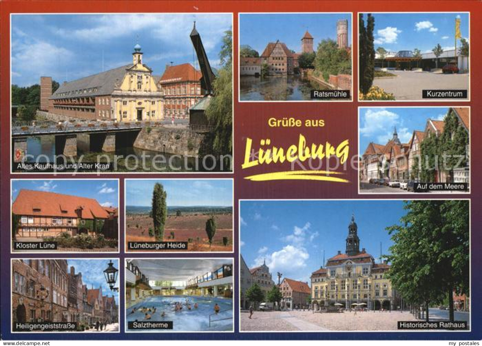 72487860 Lueneburg Altes Kaufhaus Und Alter Kran Kloster Luene Salztherme Histor - Lüneburg
