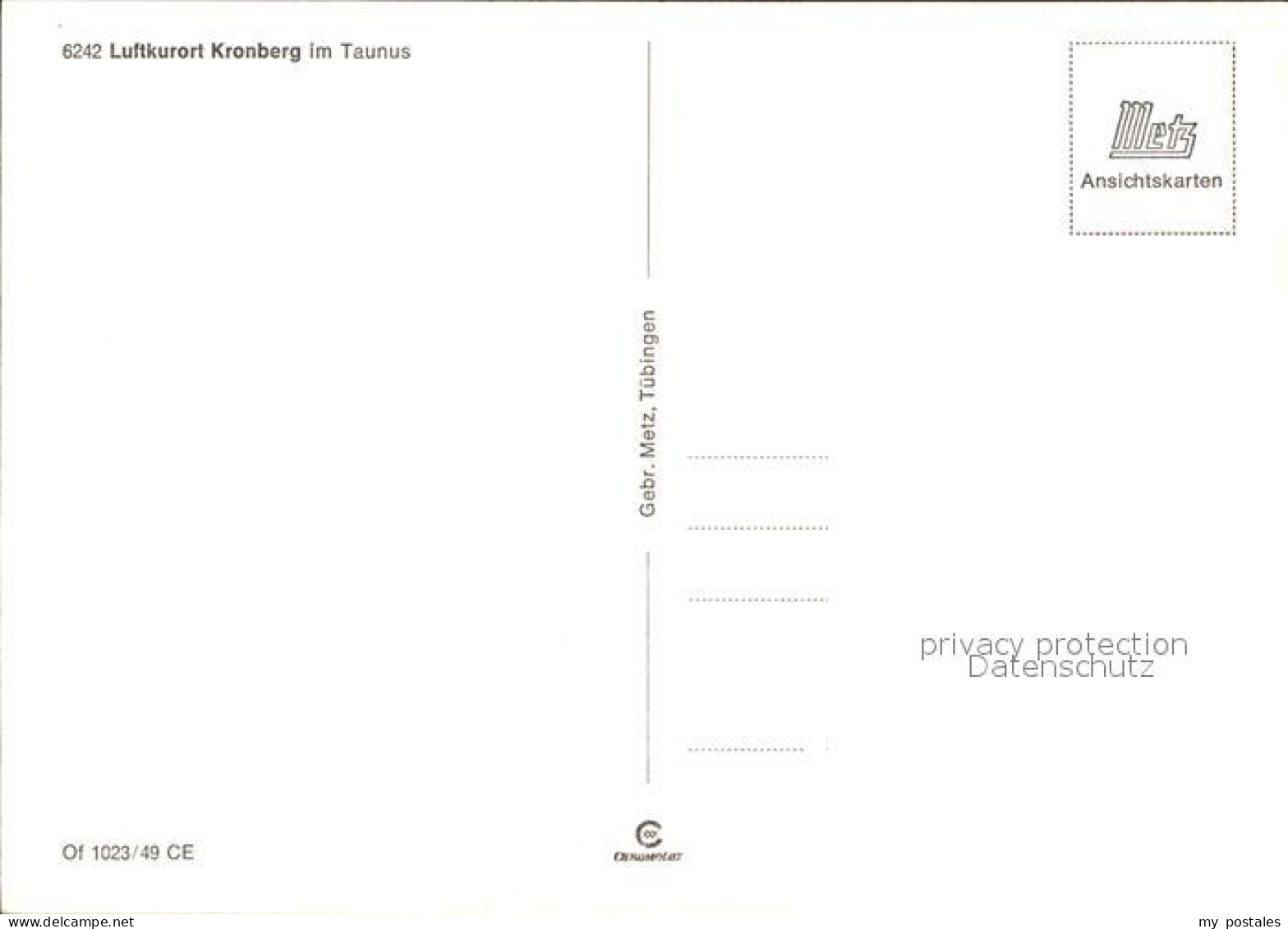 72487804 Kronberg Taunus Stadtansicht Mit Burg Kronberg - Autres & Non Classés