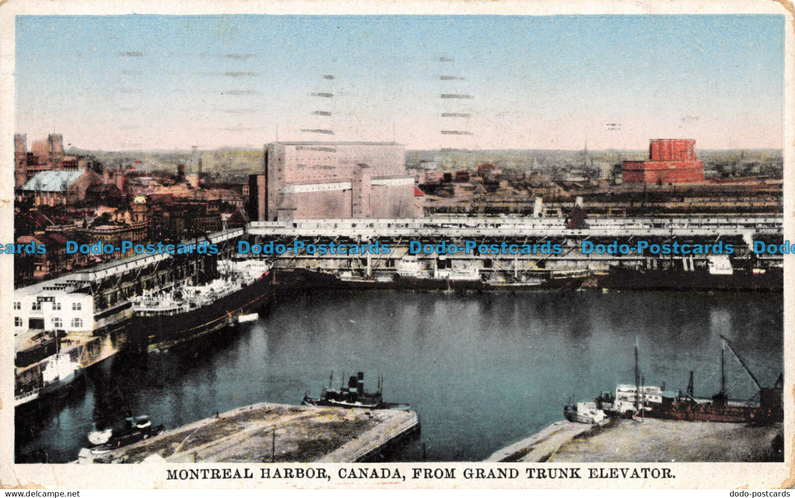 R102840 Montreal Harbor. Canada. From Grand Trunk Elevator. International Fine A - Wereld