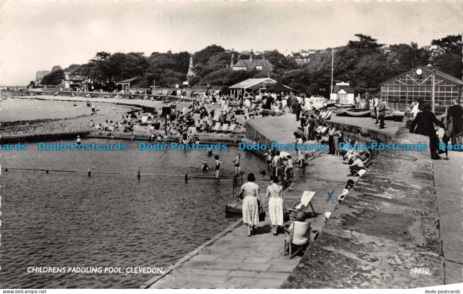 R102848 Childrens Paddling Pool. Clevedon. Harvey Barton. RP. 1960 - Wereld