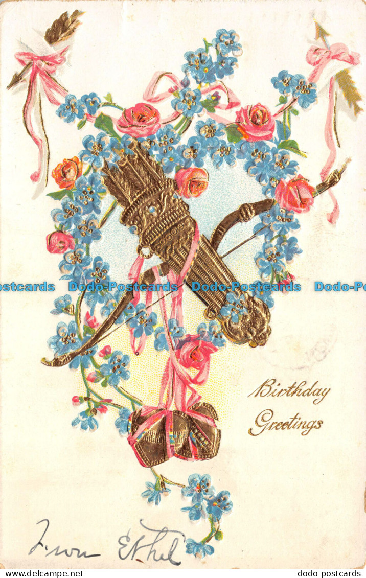 R103463 Birthday Greetings. 1907 - Wereld