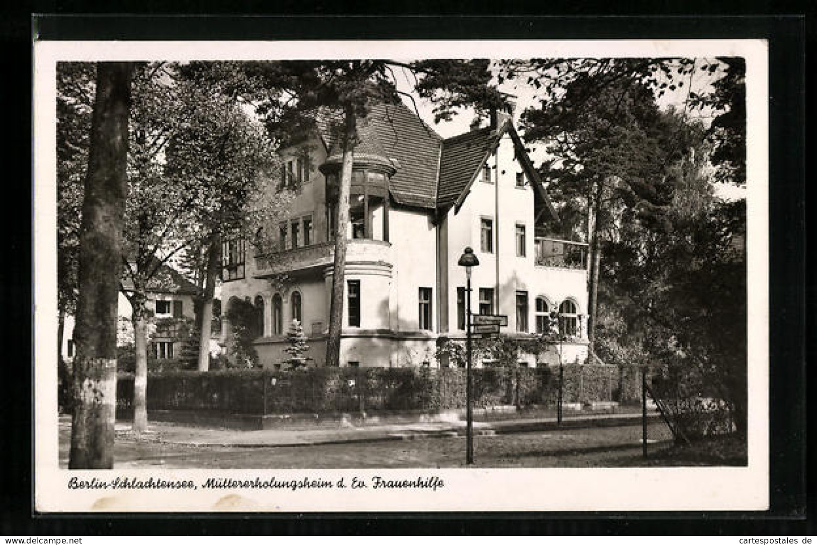 AK Berlin-Schlachtensee, Müttererholungsheim D. Ev. Frauenhilfe  - Zehlendorf