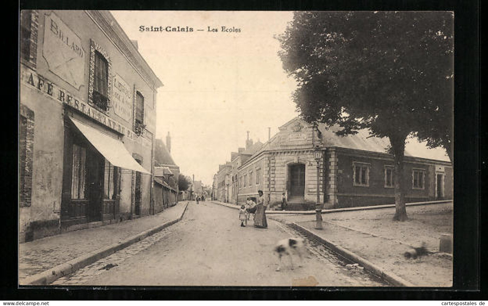 CPA Saint-Calais, Les Ecoles  - Saint Calais