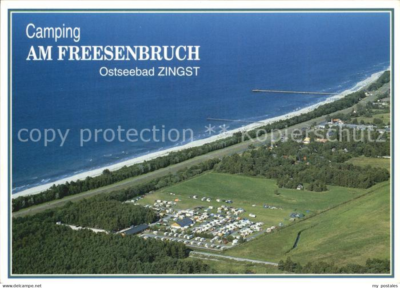 72487561 Zingst Ostseebad Fliegeraufnahme Camping Am Freesenbruch  Zingst - Zingst
