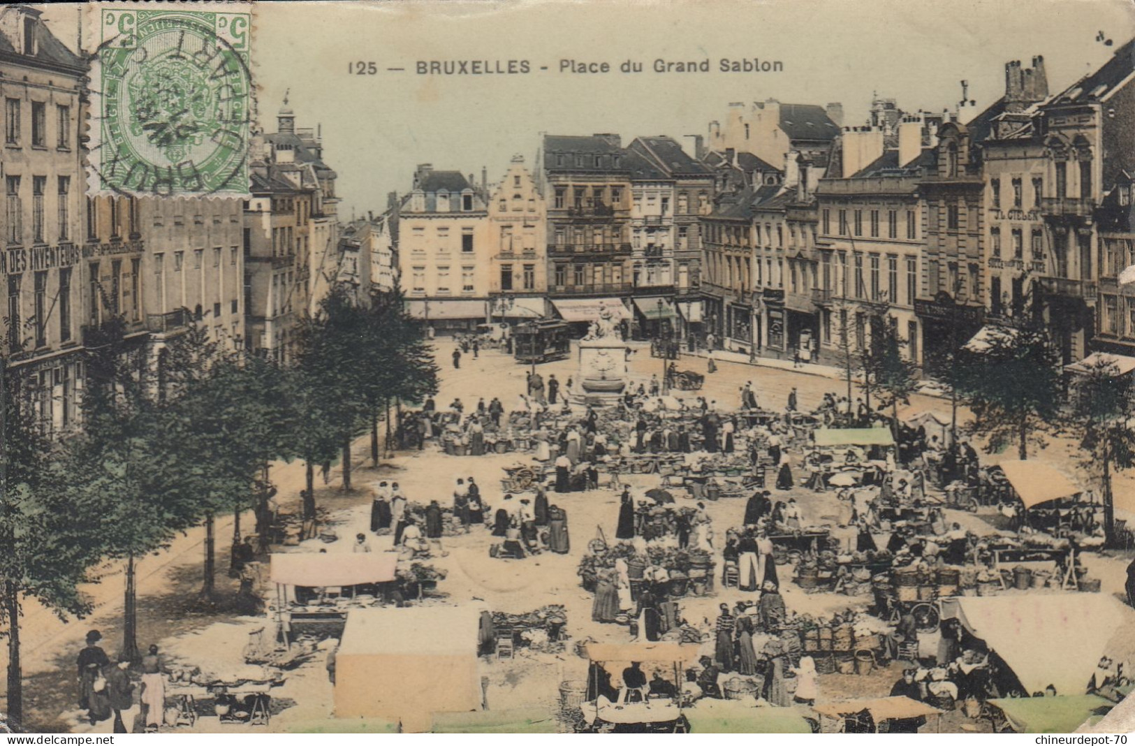 BRUXELLES LE MARCHE PLACE DU GRAND  SABLON - Bruxelles-ville