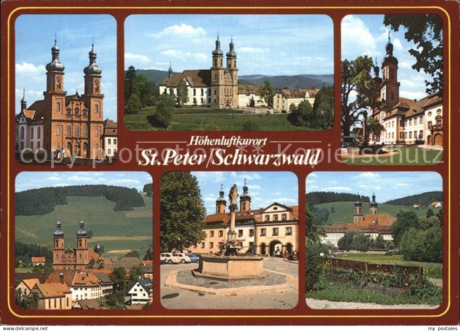 72487436 St Peter Schwarzwald Kirche Brunnen  St. Peter - St. Peter