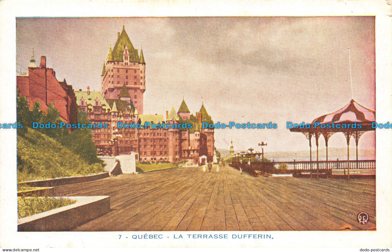 R102901 Quebec. La Terrasse Dufferin. Lorenzo Audet Enr. Bill Hopkins Collection - Monde