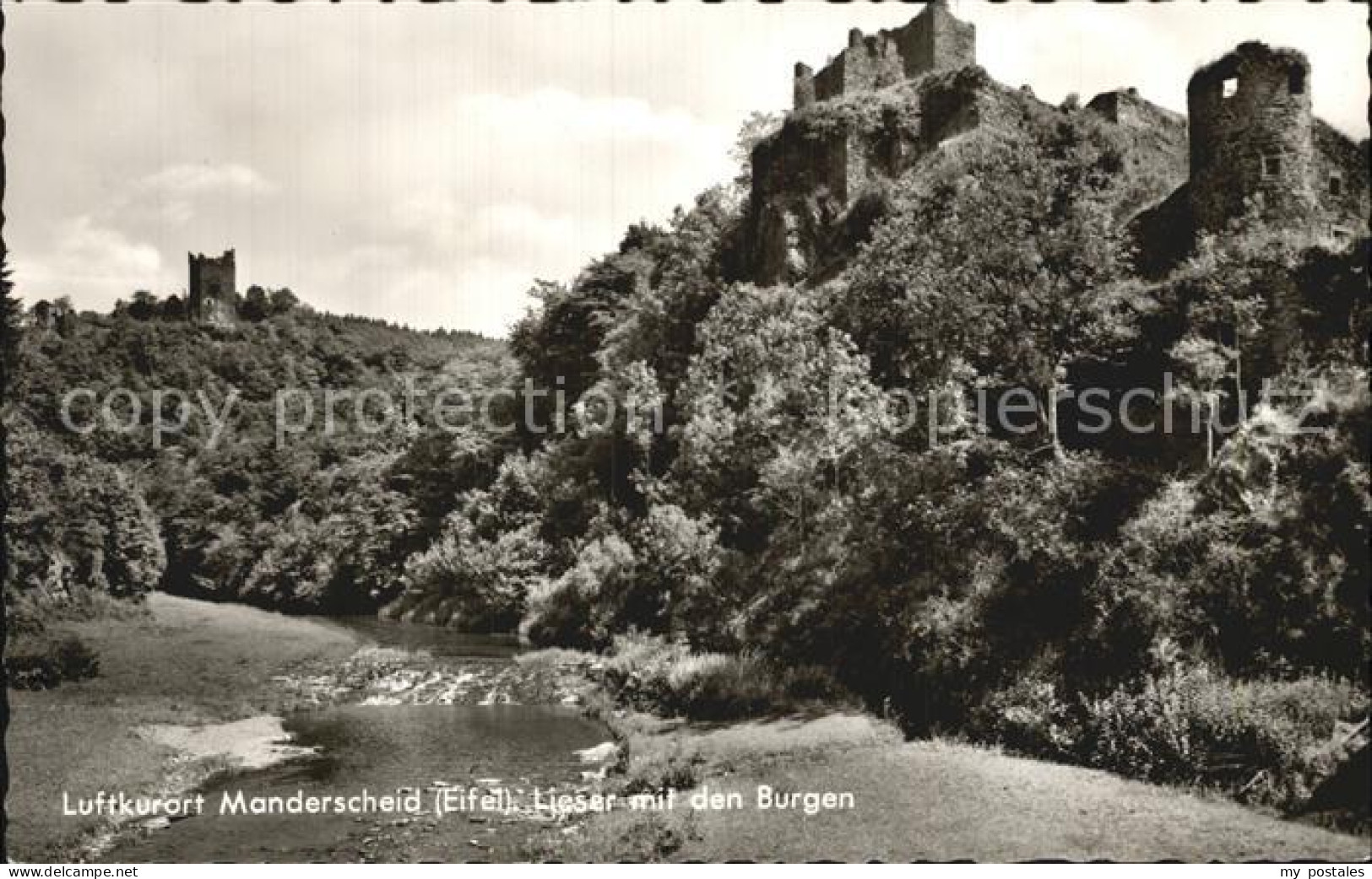 72486969 Manderscheid Eifel Lieser Mit Den Burgen Ruinen Manderscheid - Manderscheid