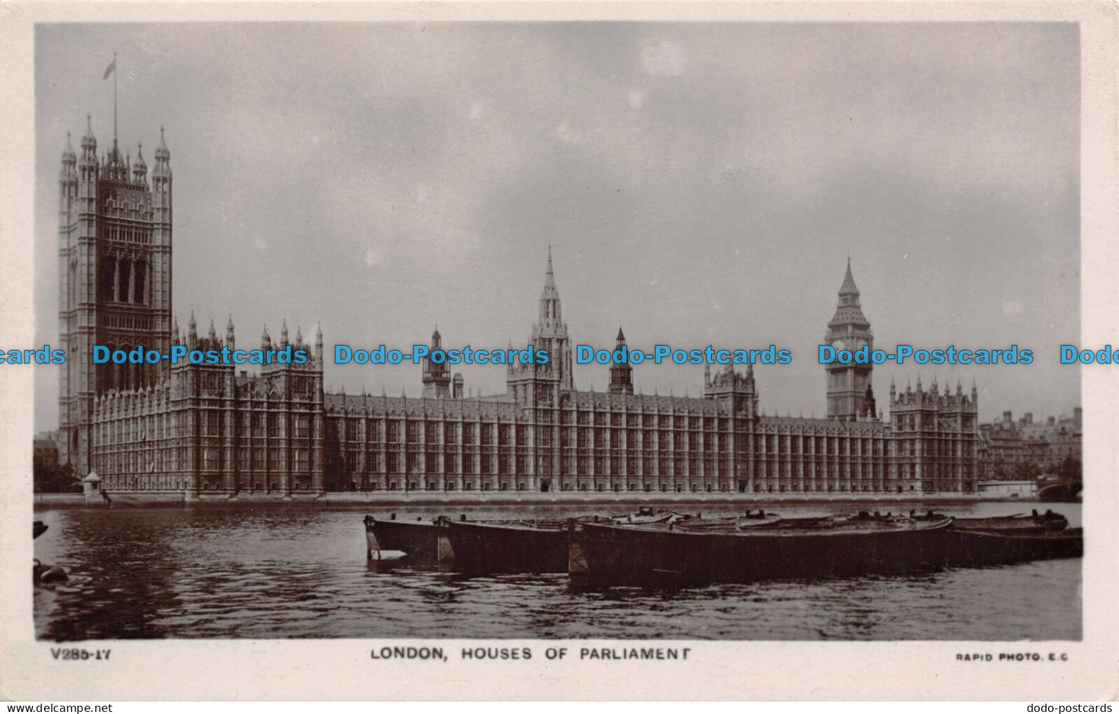 R103527 London. Houses Of Parliament. Rapid Photo. 1911 - Sonstige & Ohne Zuordnung