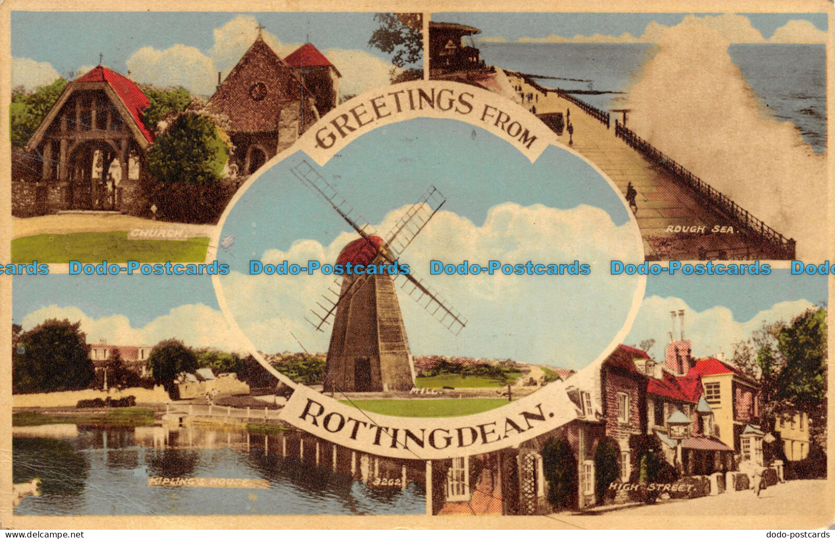 R102435 Rottingdean. Norman. Shoesmith And Etheridge. 1959. Multi View - Mondo