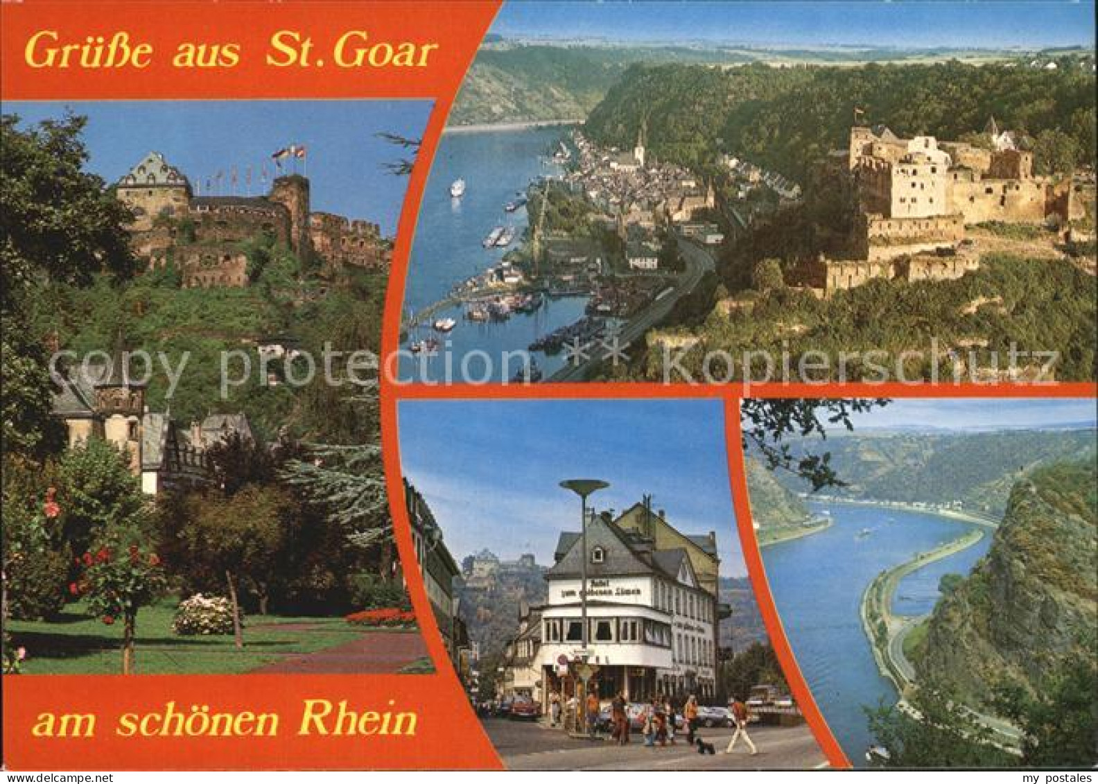 72486546 St Goar Panorama Burg Rhein  St. Goar - St. Goar