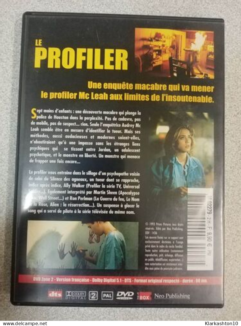 DVD - Le Profiler (Ally Walker Martin Sheen Et Ron Perlman) - Autres & Non Classés
