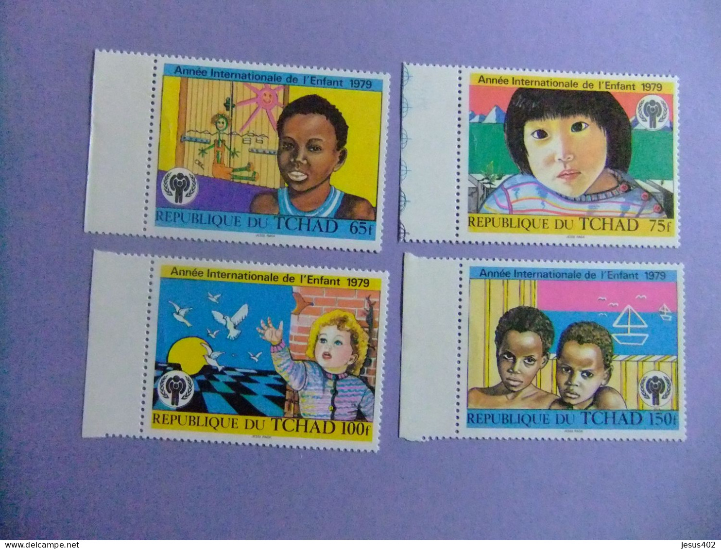 55 REPUBLIQUE TCHAD - CHAD 1979 / AÑO INTERNACIONAL De La INFANCIA / YVERT 365 / 368 MNH - Tchad (1960-...)