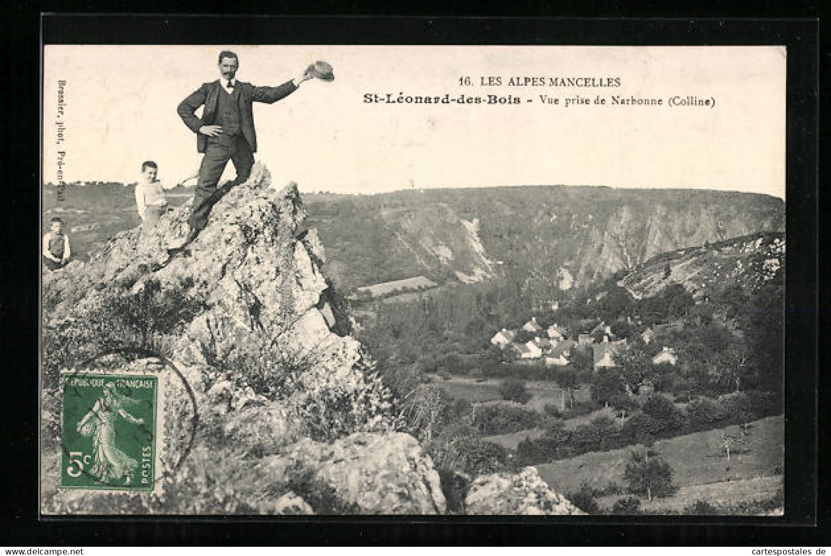 CPA St-Leonard-des-Bois, Vue Prise De Narbonne  - Saint Leonard Des Bois