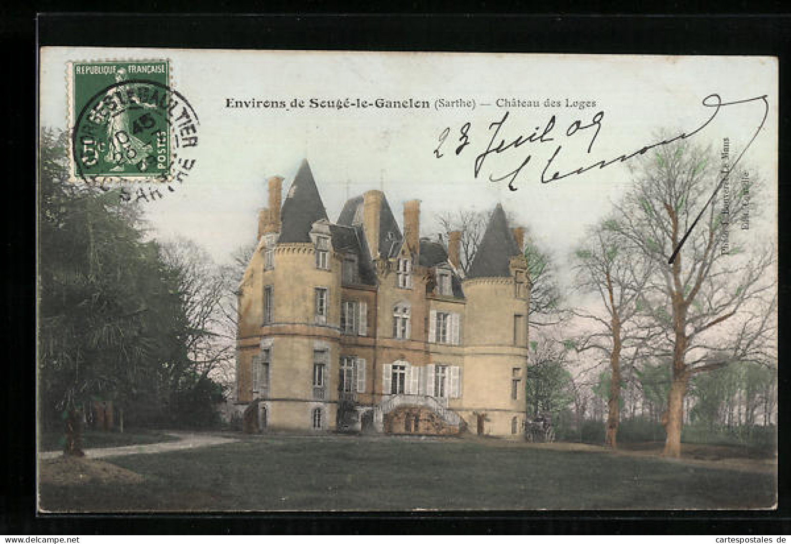 CPA Souge-le-Ganelon, Chateau Des Loges  - Other & Unclassified
