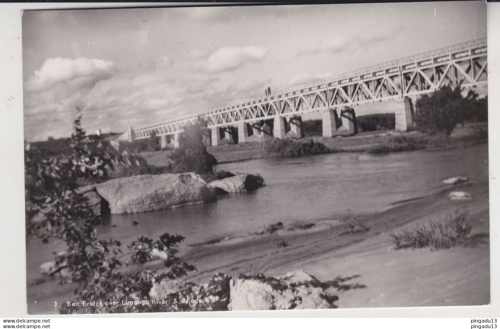 Fixe Zimbabwe Beit Bridge Limpopo River CPSM Grand Format Non Circulé Excellent état - Zimbabwe