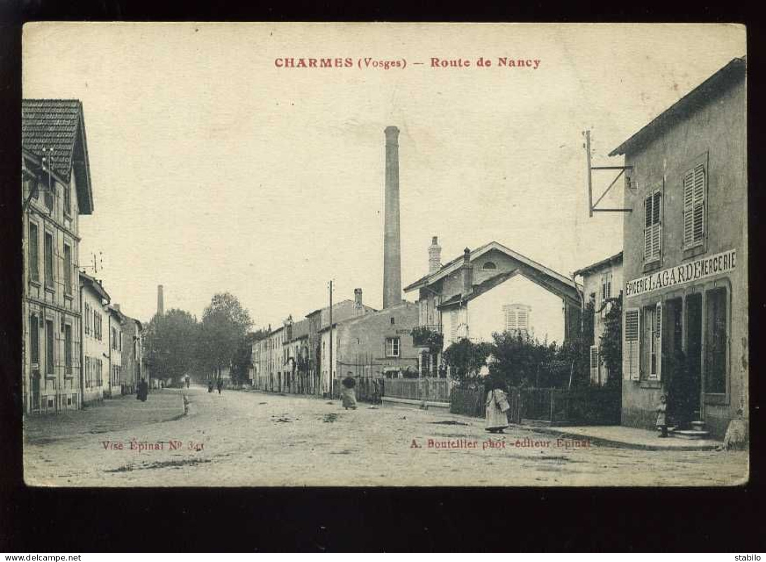 88 - CHARMES - ROUTE DE NANCY - EPICERIE-MERCERIE LAGARDE - Charmes