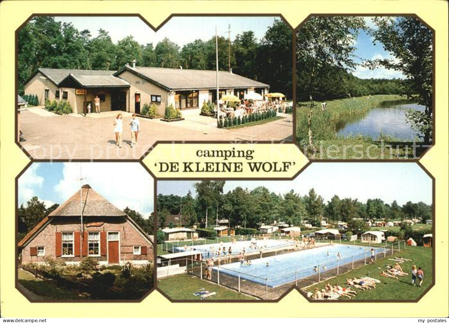 72484844 Ommen Overijssel Camping De Kleine Wolf Freibad  - Autres & Non Classés