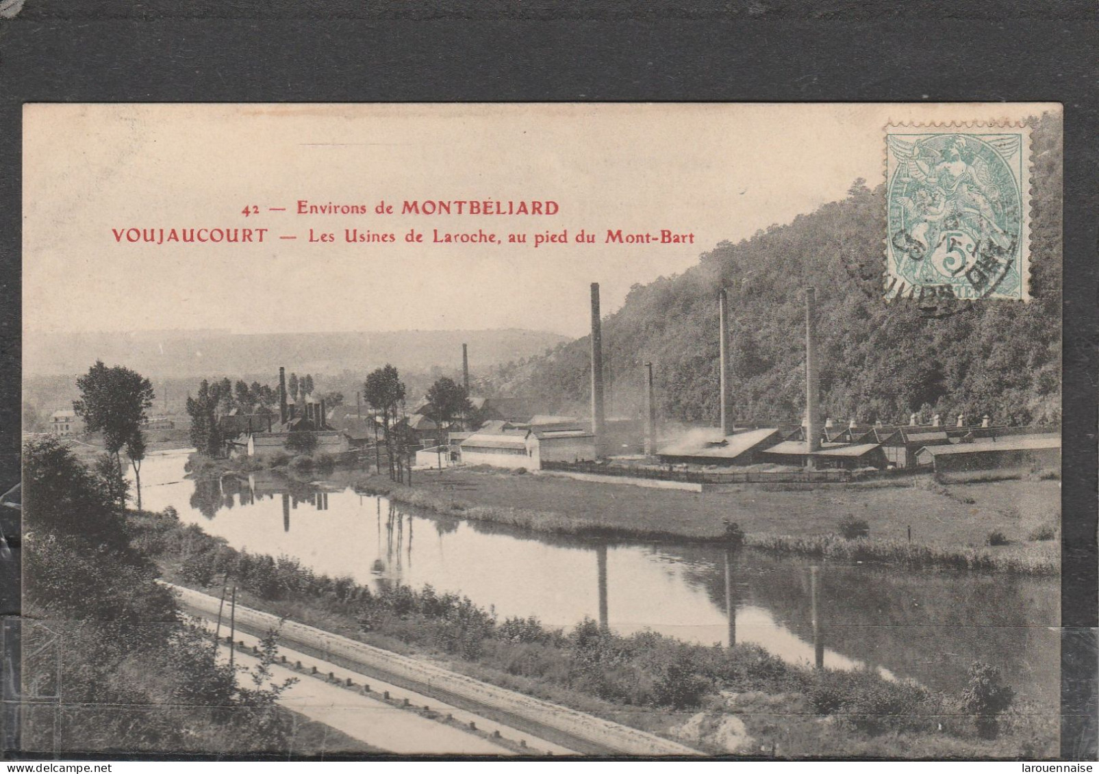 25 - VOUJAUCOURT - Les Usines De Laroche, Au Pied Du Mont Bart - Andere & Zonder Classificatie