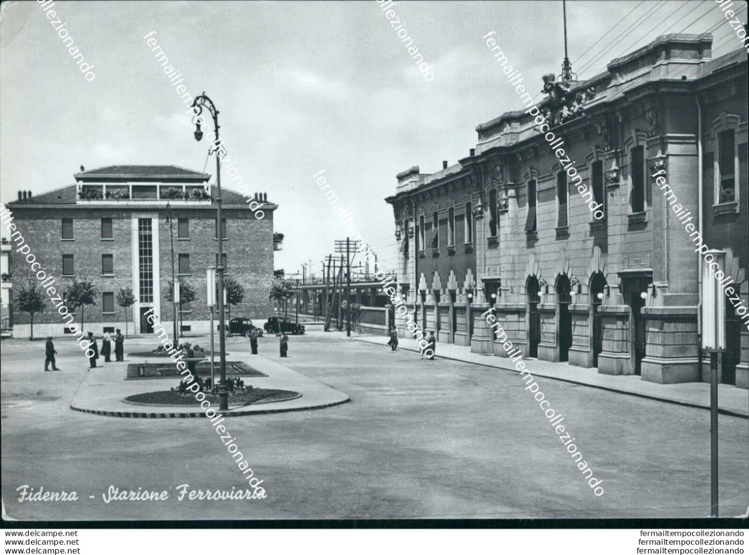 Bu185 Cartolina Fidenza Stazione Ferroviaria Provincia Di Parma Emilia Romagna - Parma