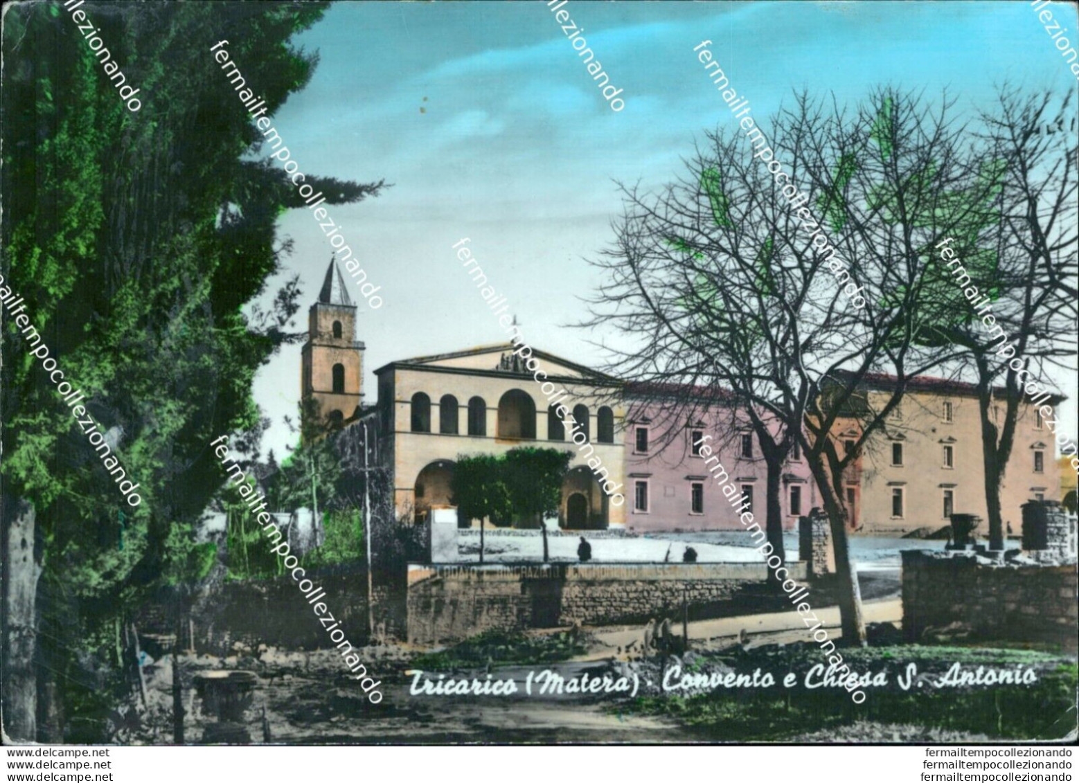 Bl433 Cartolina Tricarico Convento E Chiesa S.antonio Provincia Di Matera - Matera