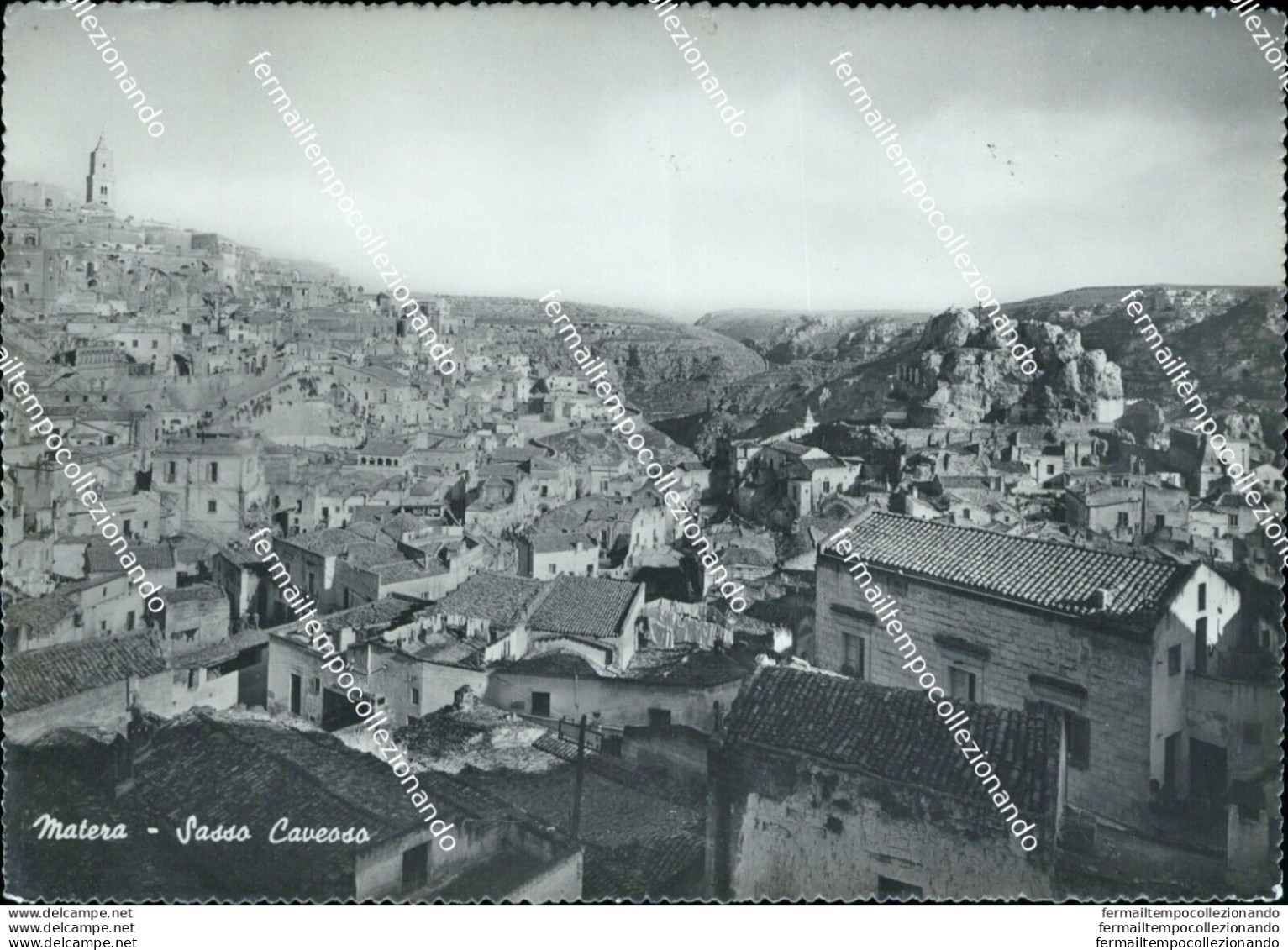 Bl439 Cartolina Matera Citta' Sasso Caveoso - Matera