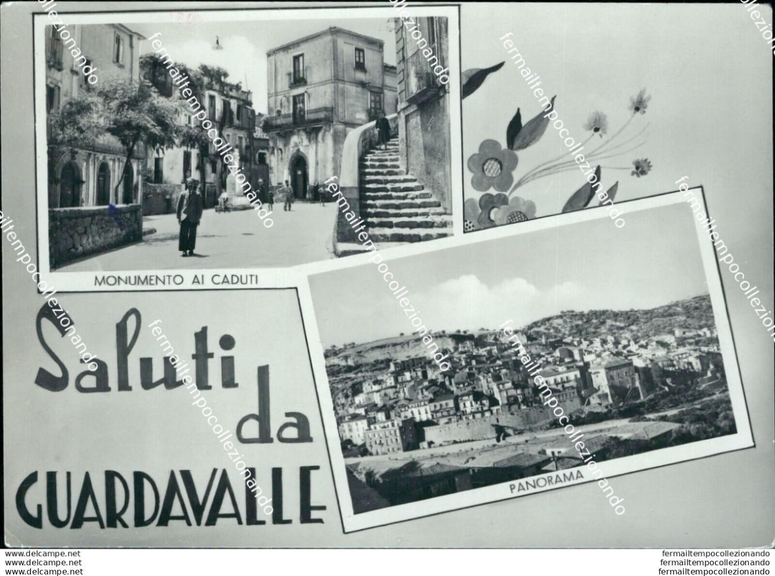 Bu113 Cartolina Saluti Da Guardavalle Provincia Di Catanzaro Calabria - Catanzaro