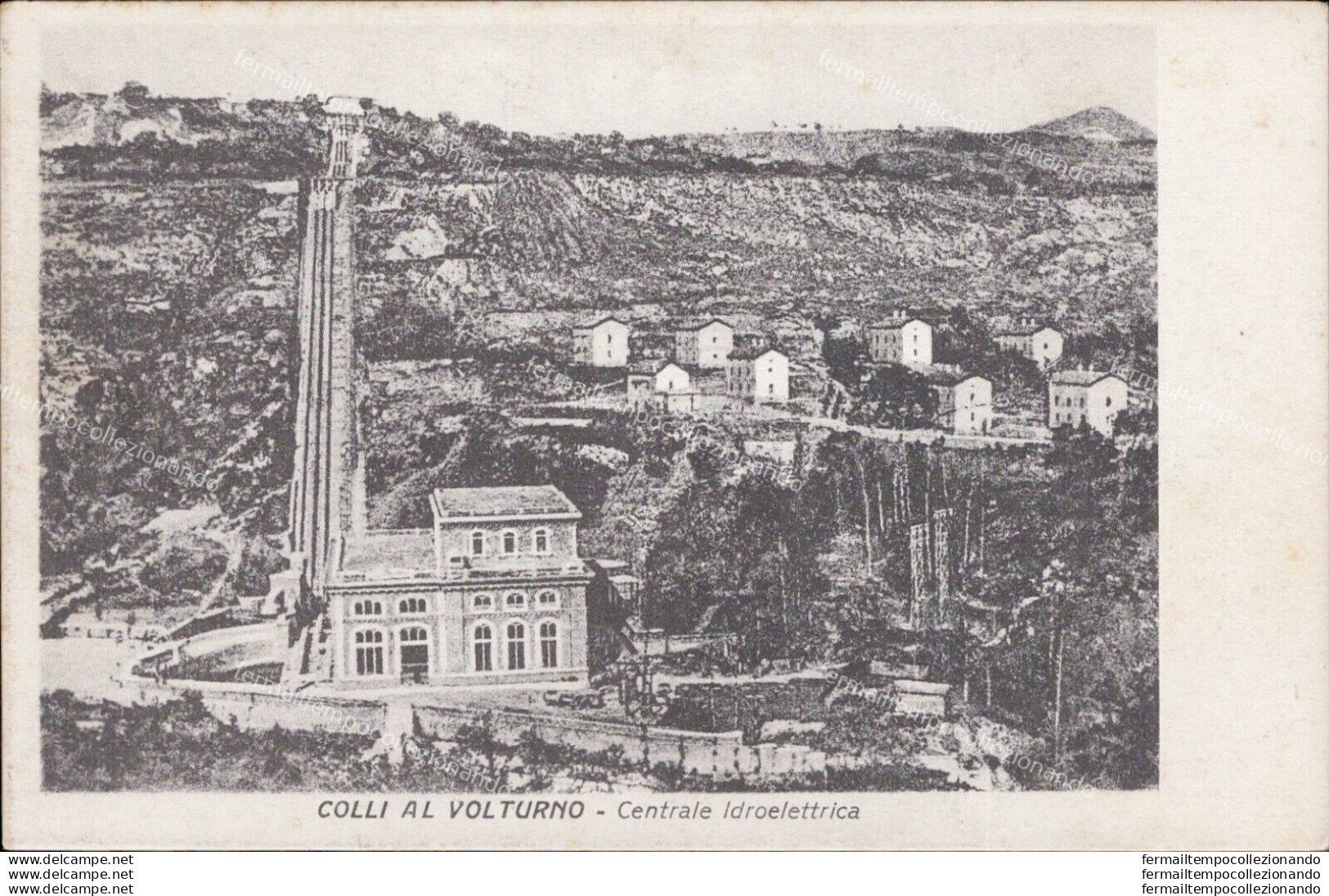 Al291 Cartolina Colli Al Volturno Centrale Idroelettrica Provincia Di Isernia - Isernia