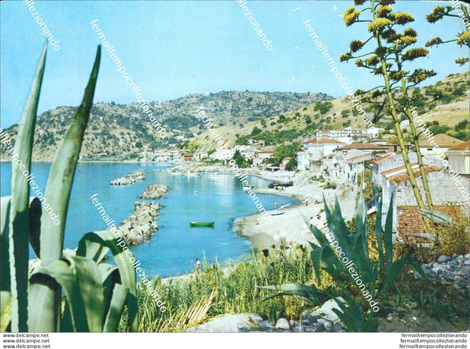 Br419 Cartolina Pioppi Panorama E Hotel La Vela Provincia Di Salerno Campania - Salerno