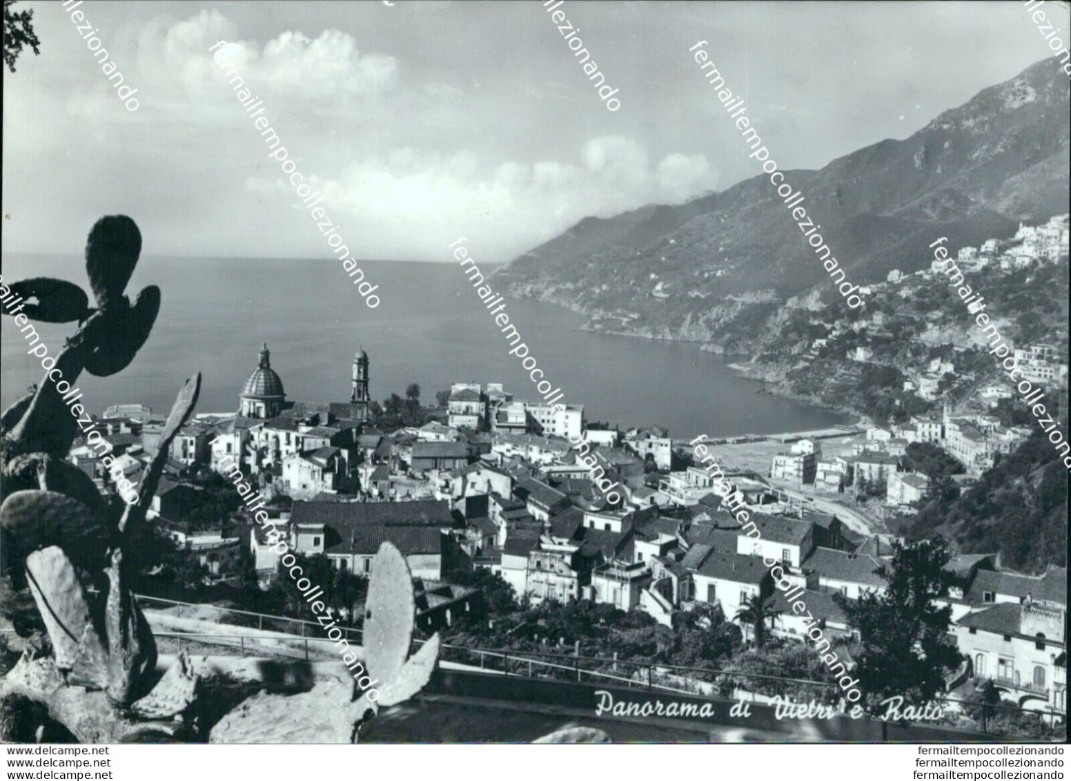 S735 Cartolina Panorama Di Vietri E Raito Provincia Di Salerno - Salerno