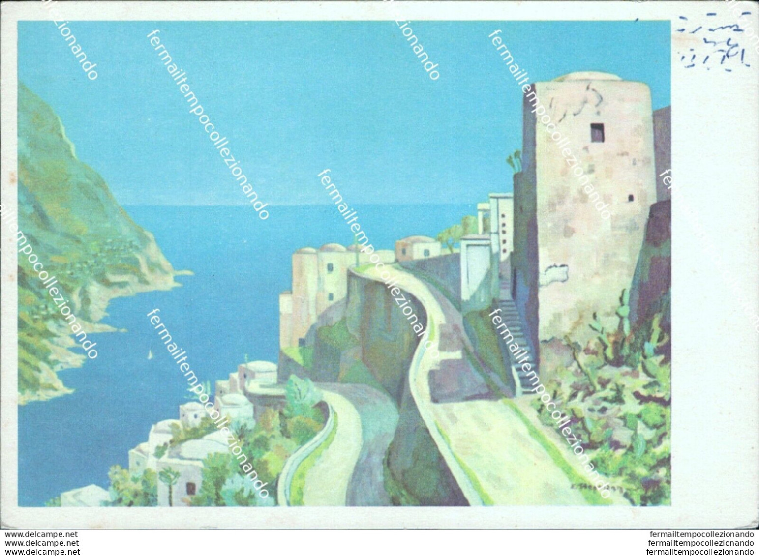 Bc501 Cartolina Positano Pittorica Provincia Di Salerno - Salerno