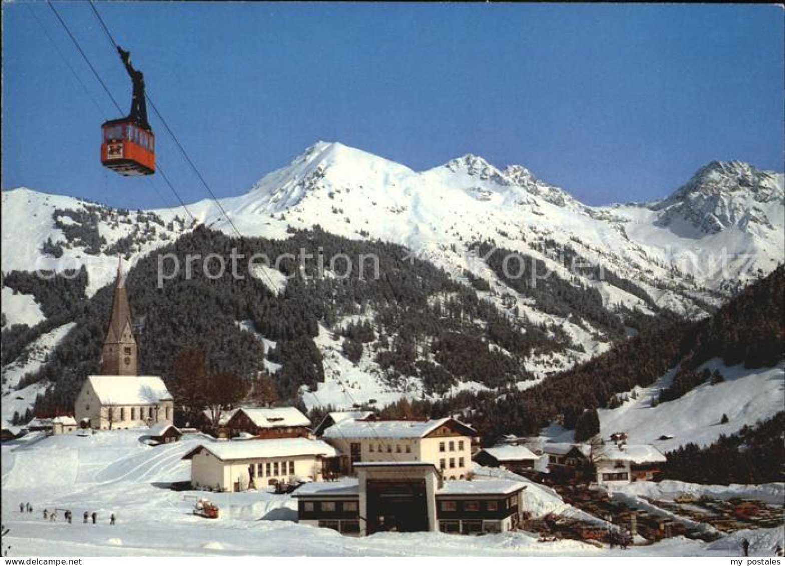 72484232 Mittelberg Kleinwalsertal Walmendingerhorn Bahn Mit Kuhgehrenspitze Und - Altri & Non Classificati