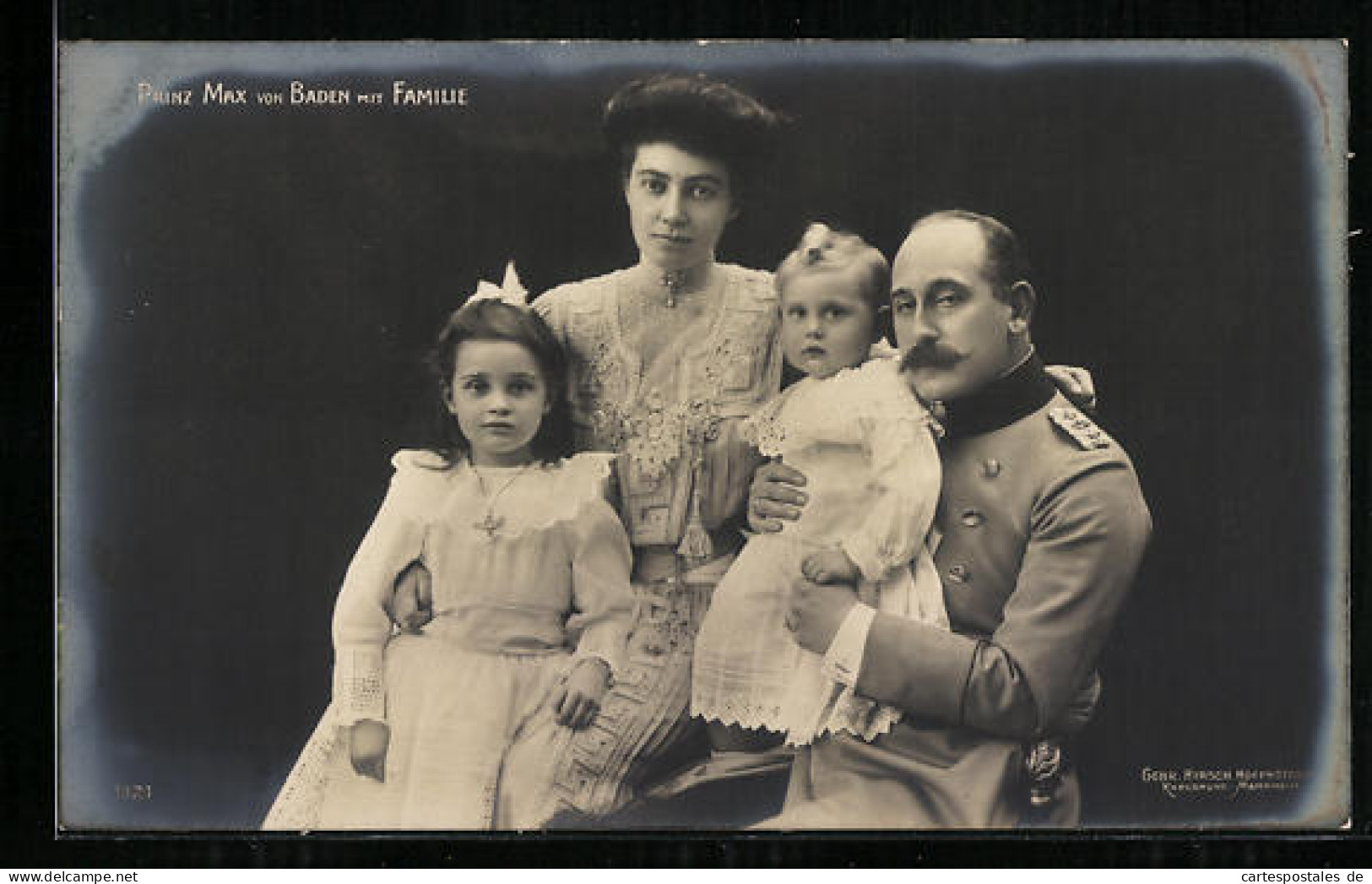 AK Prinz Max Von Baden Mit Familie  - Familias Reales