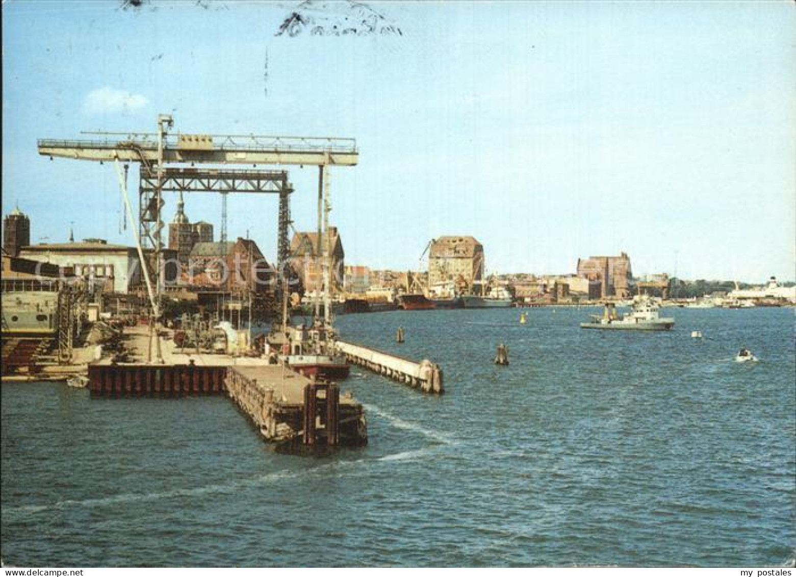 72483947 Stralsund Mecklenburg Vorpommern Blick Von Der Ziegelgrabenbruecke Auf  - Stralsund