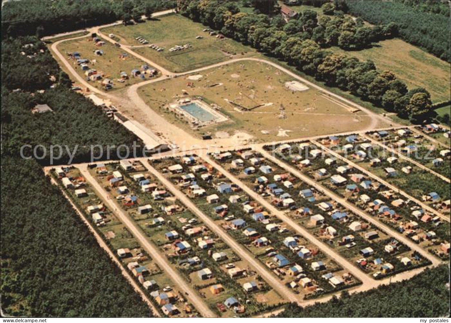 72483876 Zutendaal Camping Recreatieoord Zwembad Ponneycentrum Fliegeraufnahme Z - Other & Unclassified