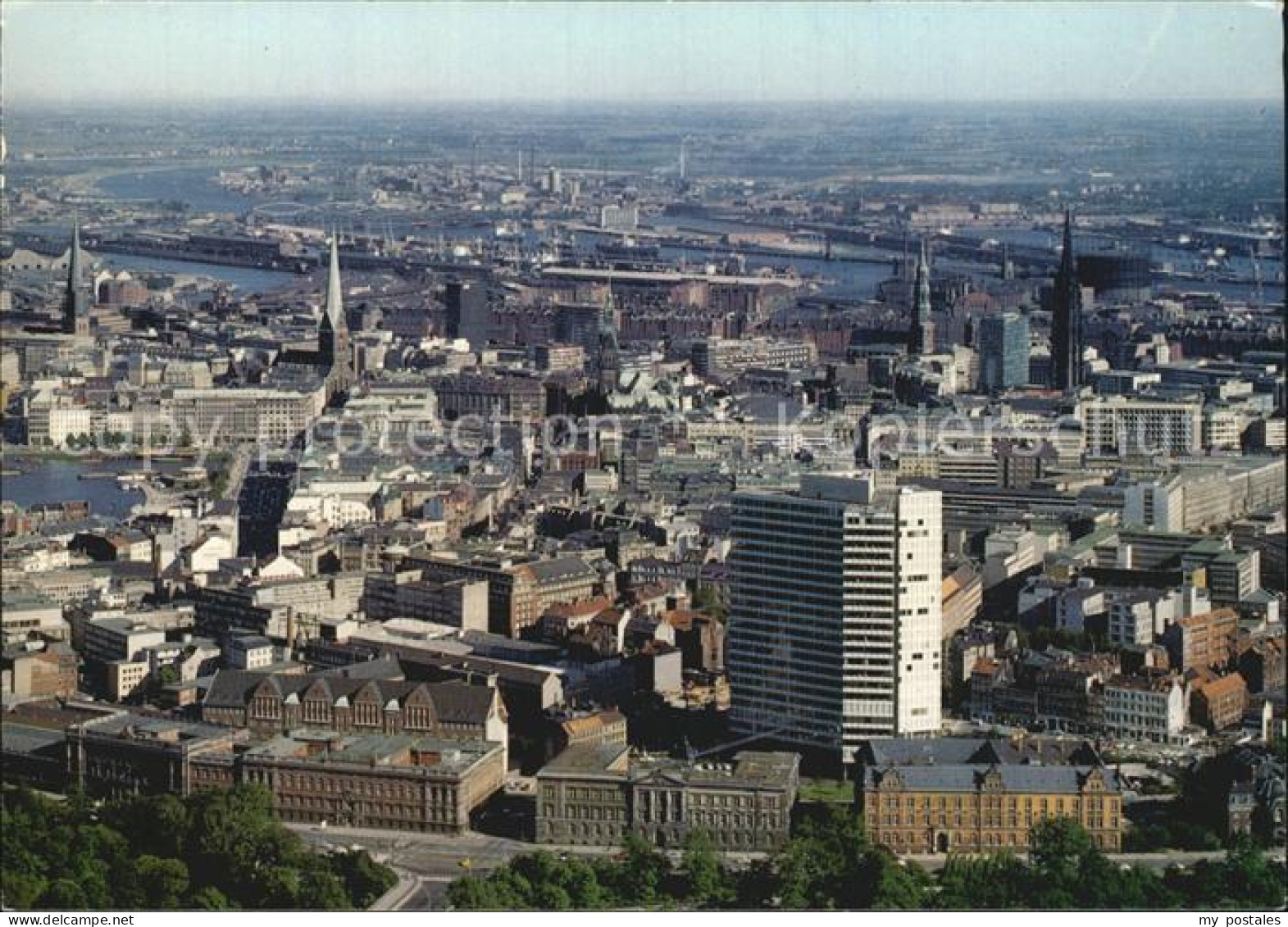 72483800 Hamburg Panorama Blick Vom Fernsehturm Auf Innenstadt Und Hafen Hamburg - Andere & Zonder Classificatie