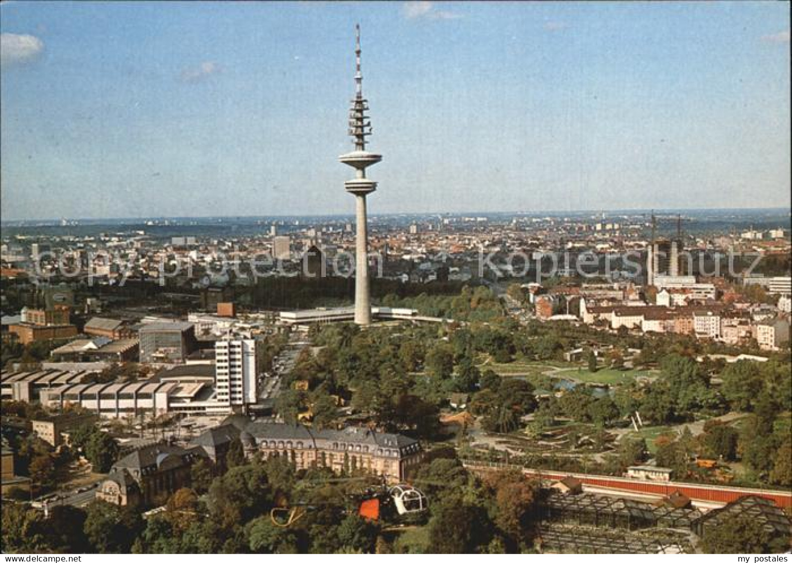 72483009 Hamburg Stadtbild Mit Fernsehturm Fliegeraufnahme Hamburg - Andere & Zonder Classificatie