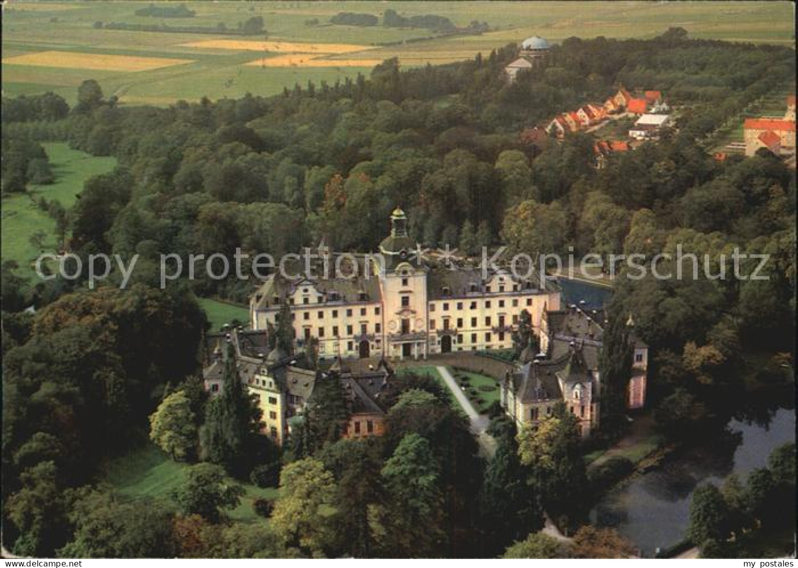 72482998 Bueckeburg Schloss Mausoleum Fliegeraufnahme Bueckeburg - Bückeburg