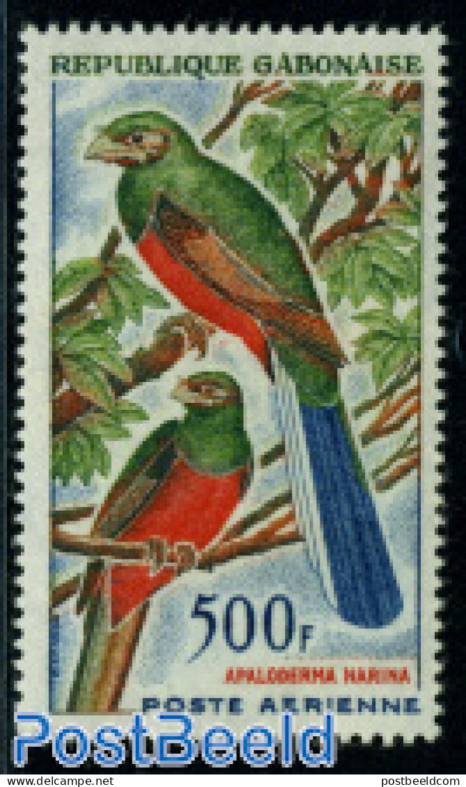 Gabon 1963 Stamp Out Of Set, Mint NH, Nature - Birds - Neufs