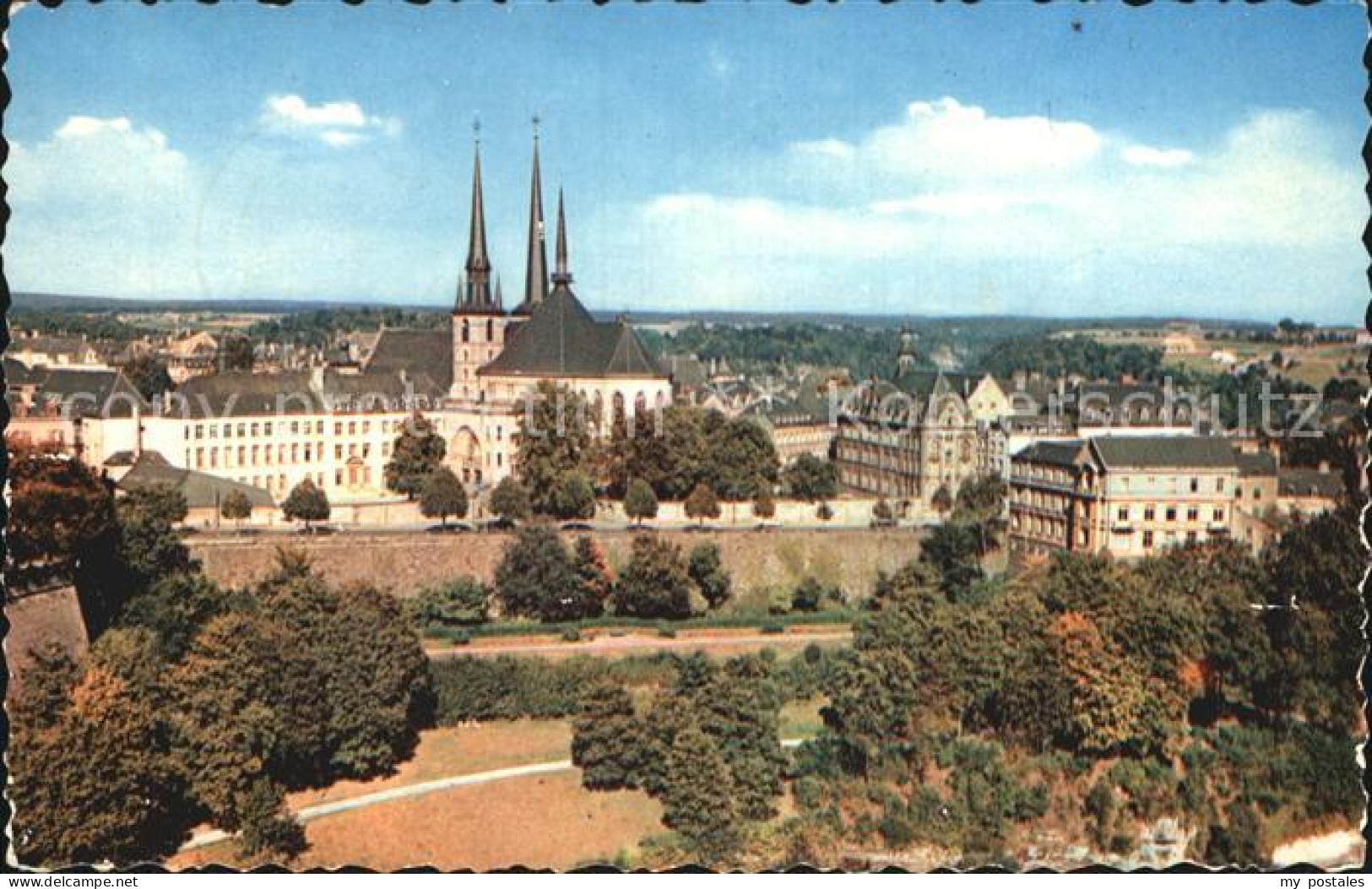 72482936 LUXEMBOURG__Luxemburg Panorama Cathedrale Kathedrale - Sonstige & Ohne Zuordnung