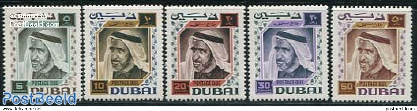 Dubai 1972 Postage Due 5v, Mint NH - Dubai