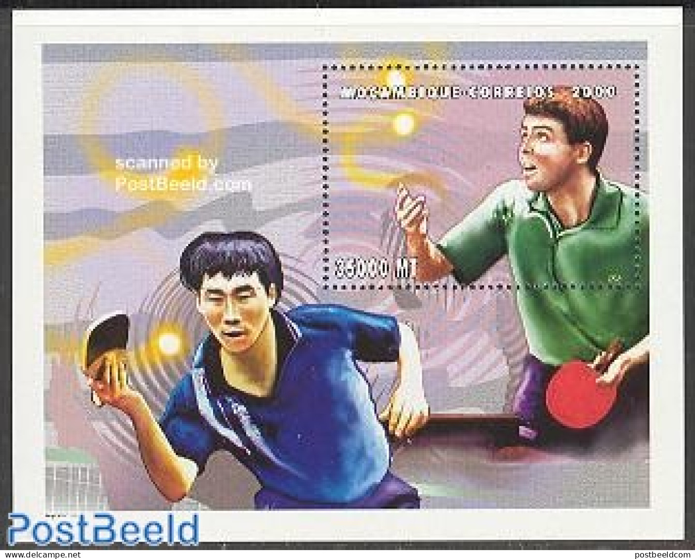 Mozambique 2000 Table Tennis S/s, Mint NH, Sport - Table Tennis - Tischtennis