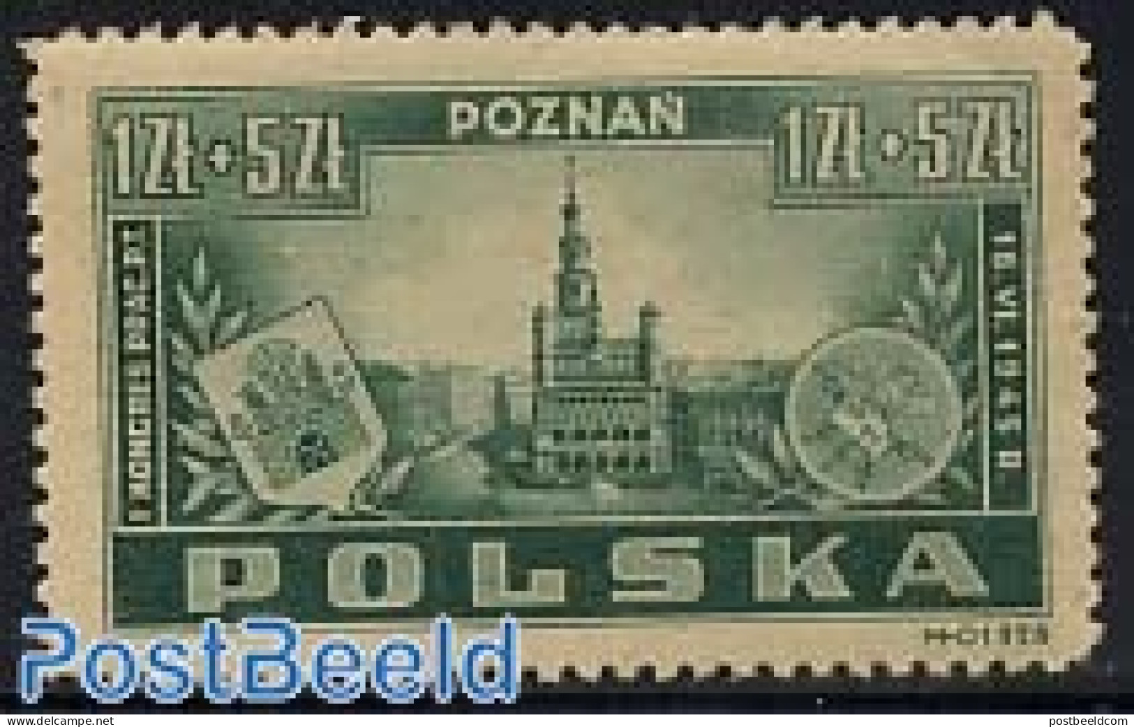 Poland 1945 Postal Congress 1v, Mint NH, History - Coat Of Arms - Post - Nuovi