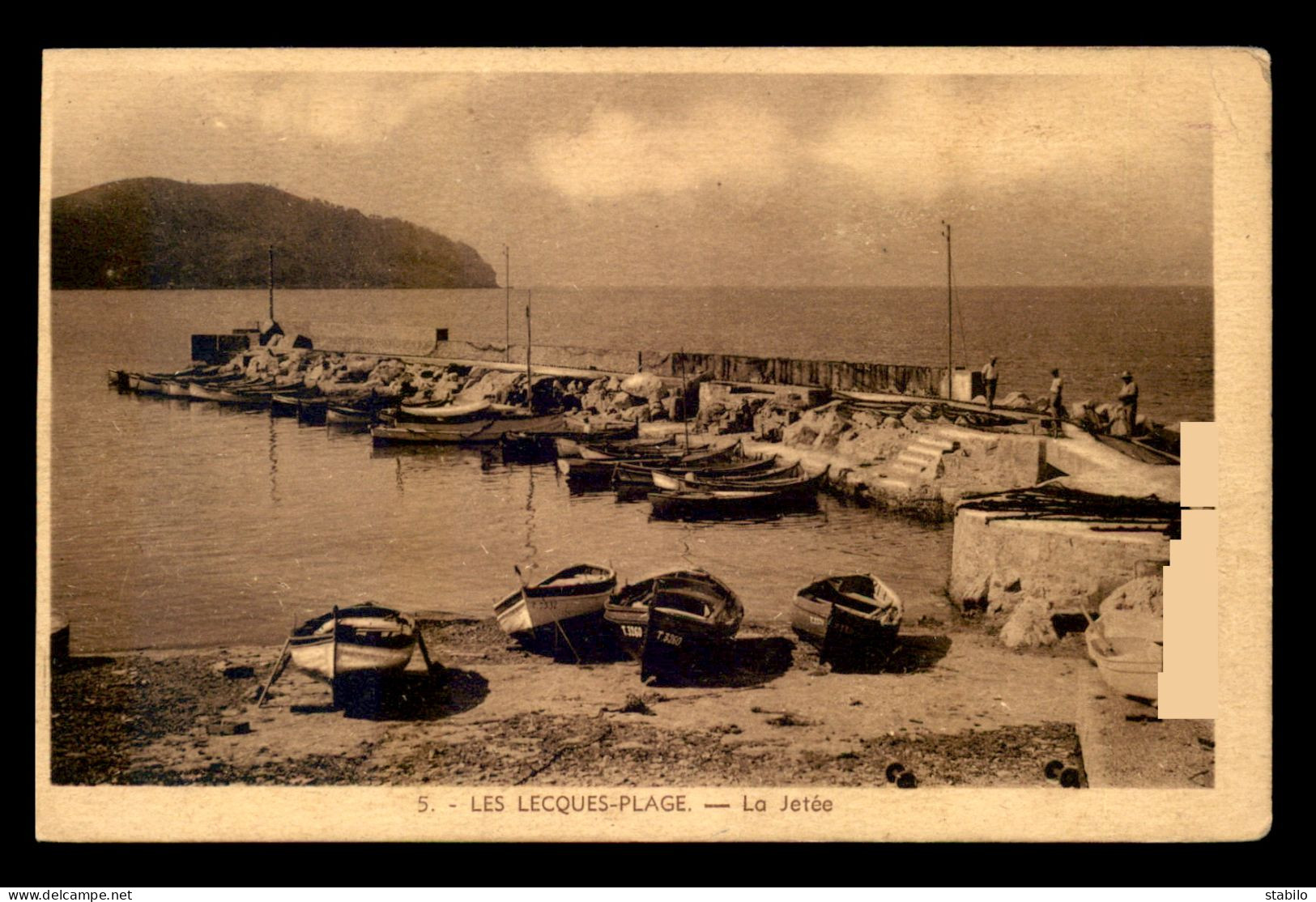 83 - ST-CYR - LES LECQUES-PLAGE - LA JETEE - Saint-Cyr-sur-Mer