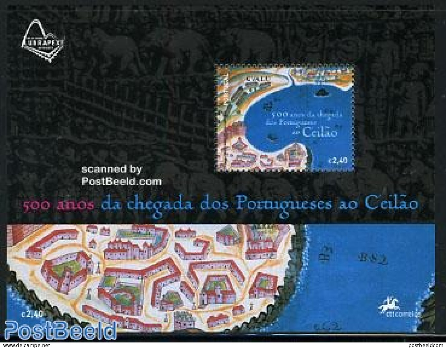 Portugal 2006 500 Years Portuguese In Ceylon S/s, Mint NH, History - Transport - Various - Explorers - Ships And Boats.. - Neufs