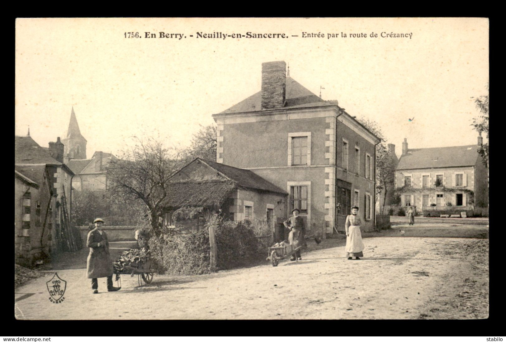 18 - NEUILLY-EN-SANCERRE - ROUTE DE CREZANCY - Andere & Zonder Classificatie