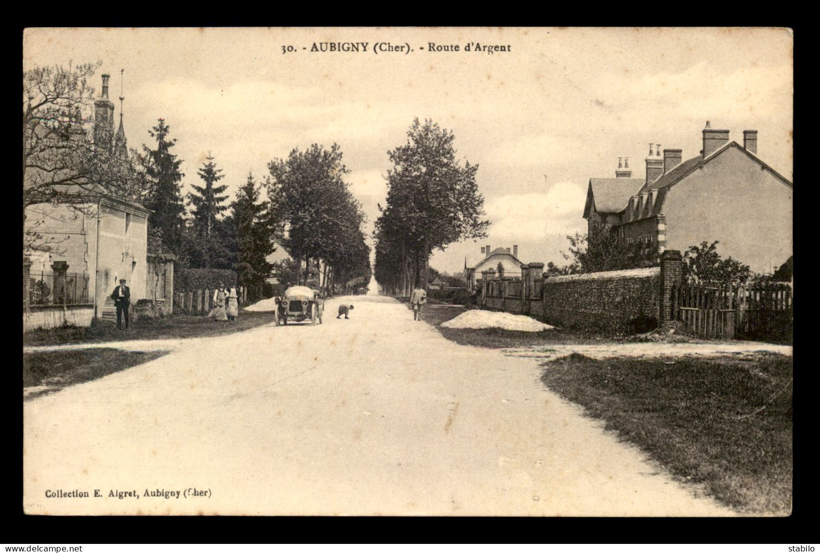 18 - AUBIGNY - ROUTE D'ARGENT - Aubigny Sur Nere